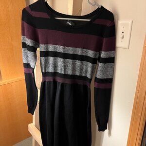 Striped Sweater Dress